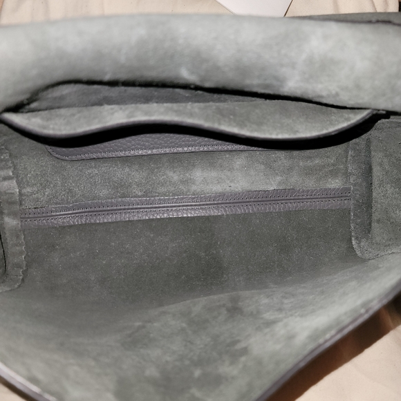 Medium redesign lily in their new heavy grain leather charcoal grey SHW - Picture 6 of 8